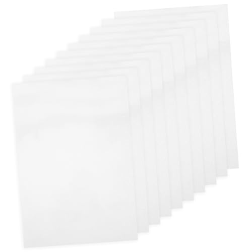PEPLAYTAL 20 Blatt Transparent Holographisches Glitzer Papier Selbstklebendes Label Printer Paper Für Zuhause Büro Schule Drucker Geeignet Aufkleberpapier für Drucker von PEPLAYTAL