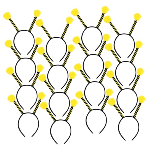 PEPLAYTAL 20 Stück Teiliges Bienen Ameisen Antennen Stirnband Leichtes Insekten Kostümzubehör für Erwachsene Detailgetreues Design für Karneval Halloween und Mottopartys von PEPLAYTAL