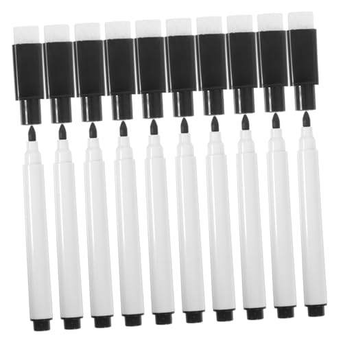 PEPLAYTAL 20 Stück Teiliges Kleine Whiteboard Stifte Wasserbasierte Abwischbare Marker mit Schwarzer Mine Vielseitige Whiteboard Marker für Büro Schule und Zuhause Leicht und Praktisch zum von PEPLAYTAL