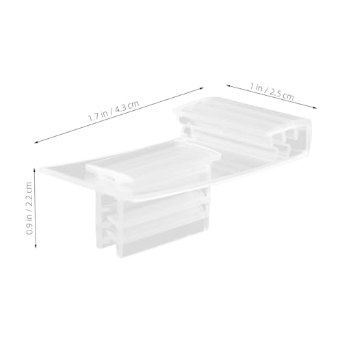 PEPLAYTAL 20 Stück Teiliges PVC Clip Etikettenhalter Wiederverwendbar Vielseitig Einsetzbar für Drahtregale Preisschilder und Displays Robustes Material für Einzelhandel Supermarkt und PEPLAYTAL 20 Stück Teiliges PVC Clip Etikettenhalter Wiederverwendbar Vielseitig Einsetzbar für Drahtregale Preisschilder und Displays Robustes Material für Einzelhandel Supermarkt und von PEPLAYTAL