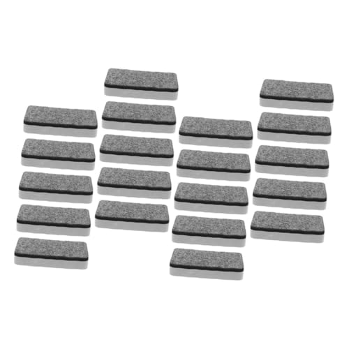 PEPLAYTAL 20 Stück Teiliges Whiteboard Radiergummi Magnetische EVA Filz Tafelreiniger Wiederverwendbar zu Whiteboards für Schule Büro und Klassenzimmer Effiziente ohne Rückstände von PEPLAYTAL