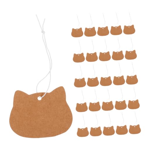PEPLAYTAL 200 Stück Blanko-preisschilder Aus Kraftpapier Mit Elastischer Schnur, Beschreibbare Hängeetiketten Für Schmuck, Kleidung, Einzelhandel Und Handwerksmarkt-display PEPLAYTAL 200 Stück Blanko-preisschilder Aus Kraftpapier Mit Elastischer Schnur, Beschreibbare Hängeetiketten Für Schmuck, Kleidung, Einzelhandel Und Handwerksmarkt-display von PEPLAYTAL