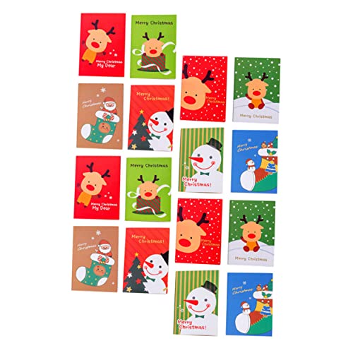 PEPLAYTAL 24 Stück Teiliges Notizblock mit Weihnachtsmotiven Gemischt Praktische Pocket Notepads für Büro und Alltag Kreative Geschenkidee zu Weihnachten für Frauen von PEPLAYTAL