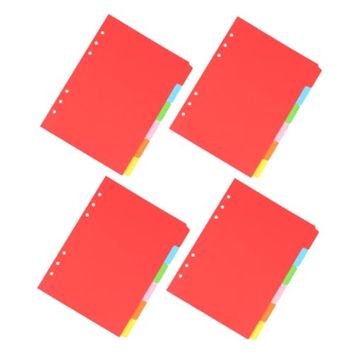 PEPLAYTAL 24 Stück Teiliges Trennblätter Farbiges Paginationspapier Klassifizierer für Ringbuch Notizbuch Bürobedarf Schreibwaren zur Schnellen Organisation und Übersichtlichen PEPLAYTAL 24 Stück Teiliges Trennblätter Farbiges Paginationspapier Klassifizierer für Ringbuch Notizbuch Bürobedarf Schreibwaren zur Schnellen Organisation und Übersichtlichen von PEPLAYTAL