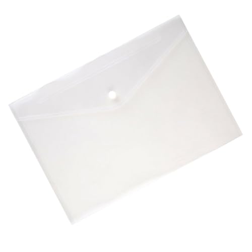 PEPLAYTAL 24 Teiliges Dokumentenmappe aus Transparentem Reißfestem PP mit Praktischem Druckknopfverschluss Wasserabweisend zur Sicheren Aufbewahrung und Organisation von Unterlagen im von PEPLAYTAL