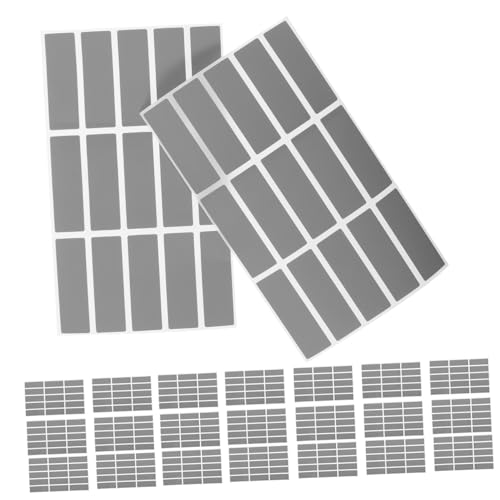 PEPLAYTAL 25 Blatt Rechteckige Scratch Off Sticker mit Selbstklebenden Rubbellosen Vielseitige Aufkleber für DIY Gewinnspiele Party Weihnachten Familienfeiern und Bastelprojekte von PEPLAYTAL