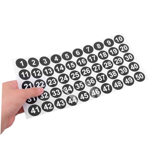 PEPLAYTAL 25Blatt Runde Zahlenaufkleber Selbstklebend Hohe Klebkraft Runde Nummernlabels Für Lagerbüro Werkzeugkasten Organisation PEPLAYTAL 25Blatt Runde Zahlenaufkleber Selbstklebend Hohe Klebkraft Runde Nummernlabels Für Lagerbüro Werkzeugkasten Organisation von PEPLAYTAL