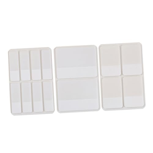 PEPLAYTAL 280 Stück Teiliges Haftnotizen Selbstklebende Beschreibbare Page Marker und Index Tabs für Büro Studium und Haushalt Praktische Weiße Haftstreifen für Einfache Seitenmarkierung von PEPLAYTAL
