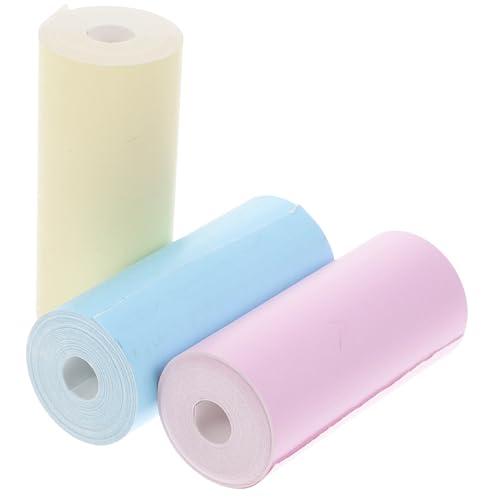 PEPLAYTAL 3 Rollen Selbstklebende Korrekturaufkleber Multifunktionale Schreibkorrektur Etiketten Beschreibbare Abziehbare Druckpapier Sticker für Büro Schule Zuhause Farbig PEPLAYTAL 3 Rollen Selbstklebende Korrekturaufkleber Multifunktionale Schreibkorrektur Etiketten Beschreibbare Abziehbare Druckpapier Sticker für Büro Schule Zuhause Farbig von PEPLAYTAL