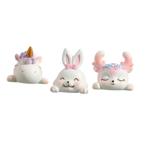 PEPLAYTAL 3 Stück Memo Clips mit Tiermotiven Einhorn Hase Reh Kreative Notizhalter für Fotos Karten Tischkarten für Restaurant Büro Schreibtischdekoration PEPLAYTAL 3 Stück Memo Clips mit Tiermotiven Einhorn Hase Reh Kreative Notizhalter für Fotos Karten Tischkarten für Restaurant Büro Schreibtischdekoration von PEPLAYTAL