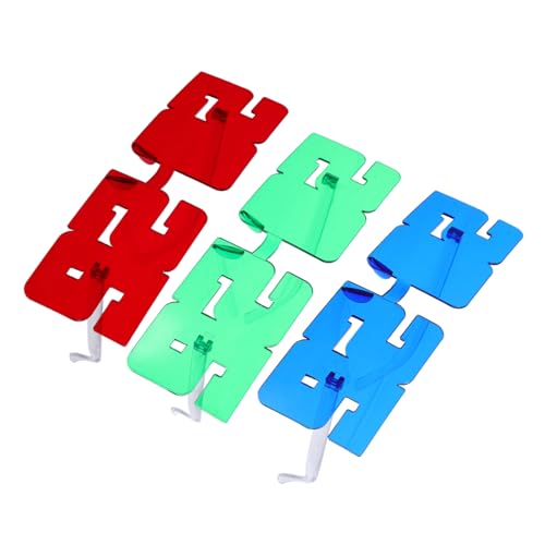 PEPLAYTAL 3 Stück Teiliges Partybrillen aus Leichtem Pc Material mit Transparenten Gläsern Stylisches Zahlen Design für Silvester Abschlussfeier und Fotorequisiten Bequemes Tragen für Lange von PEPLAYTAL