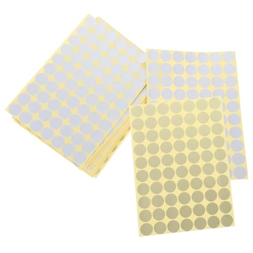 PEPLAYTAL 30 Blatt Selbstklebende Runde Farbetiketten Abziehbare Klebepunkte in Gold Silber Vielseitige Farbkodierung für Schule Büro Kalender Dekoration und Organisation PEPLAYTAL 30 Blatt Selbstklebende Runde Farbetiketten Abziehbare Klebepunkte in Gold Silber Vielseitige Farbkodierung für Schule Büro Kalender Dekoration und Organisation von PEPLAYTAL