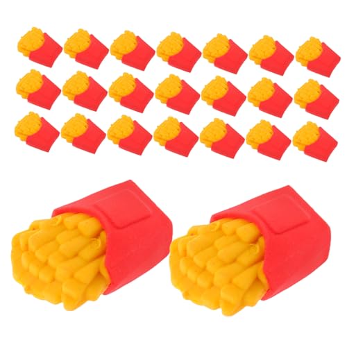 PEPLAYTAL 30 Stück Kawaii Radiergummis Mini Food Form Tpr Material Sauberes Radieren Lustige Französische Pommes Eraser Für Schulbedarf Partygeschenke PEPLAYTAL 30 Stück Kawaii Radiergummis Mini Food Form Tpr Material Sauberes Radieren Lustige Französische Pommes Eraser Für Schulbedarf Partygeschenke von PEPLAYTAL