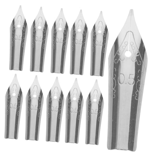 PEPLAYTAL 30 Stück Teiliges Ersatzfedern set für Füllfederhalter Hochwertige Kalligraphie feder Spitzen Langlebig und Stabil Passend für Schreibfedern und Künstlerbedarf für Schüler und von PEPLAYTAL