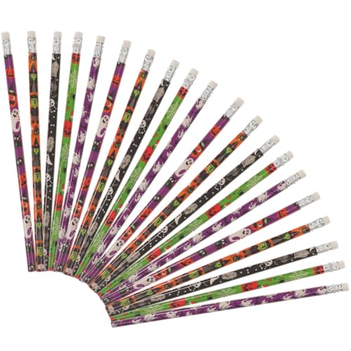 PEPLAYTAL 30 Stück Teiliges Halloween mit Radiergummi Schreibstifte mit Bruchfestem Kern Ergonomisch für Schüler und Kindergartenkinder Geeignet Bunte Muster Zufällig PEPLAYTAL 30 Stück Teiliges Halloween mit Radiergummi Schreibstifte mit Bruchfestem Kern Ergonomisch für Schüler und Kindergartenkinder Geeignet Bunte Muster Zufällig von PEPLAYTAL