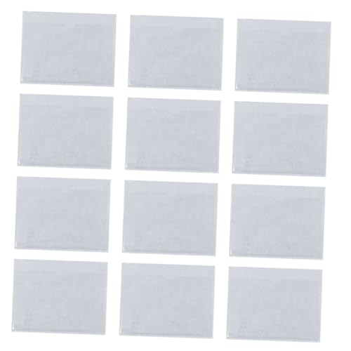 PEPLAYTAL 30 Stück Teiliges Selbstklebende Transparente Etikettenhalter Klare für Büro Lager und Organisation Einfach zu Befestigen und Wiederablösbar von PEPLAYTAL