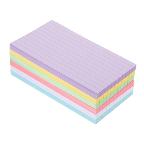 PEPLAYTAL 300 Blatt Farbige Indexkarten Din Schreibkarten für Bürobedarf und DIY Wortkarten Glatte Papieroberfläche Vielseitig Nutzbar für Vokabellernen Notizen Planen und Organisieren von PEPLAYTAL
