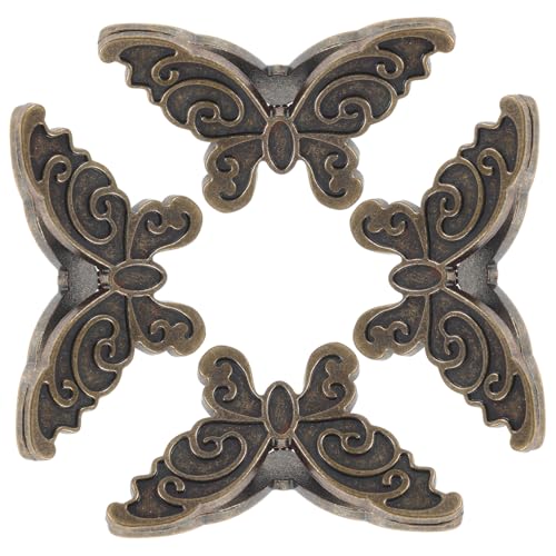 PEPLAYTAL 4 Stück Teiliges Kleine Butterfly Clips Langlebige Büroklammern mit Starkem Griff Kreativer Dokumentenhalter für Schule und Büro Sicherer Halt für Fotos und Unterlagen von PEPLAYTAL