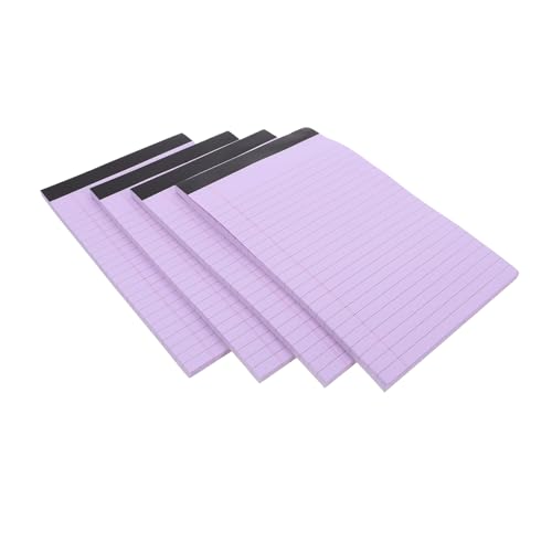 PEPLAYTAL 4 Stück Teiliges Legal Pad Notizblock Liniert Abreißbar mit Glattem für Büro und Zuhause Praktische Schreibblöcke ohne Kleberückstände für To do listen und Notizen PEPLAYTAL 4 Stück Teiliges Legal Pad Notizblock Liniert Abreißbar mit Glattem für Büro und Zuhause Praktische Schreibblöcke ohne Kleberückstände für To do listen und Notizen von PEPLAYTAL