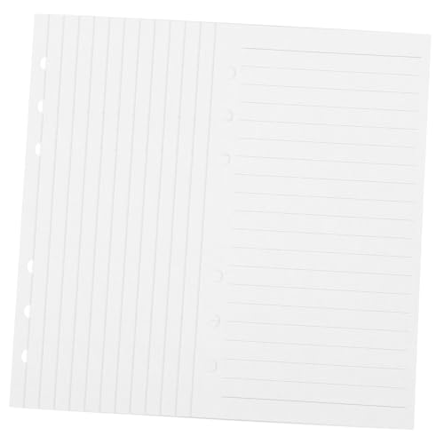PEPLAYTAL 45 Blatt Nachfüllpapier Liniert Loose Leaf Nachfüllblätter für Ringbuch Planer Kompatibel mit Ring Ordner Büro Papier Ersatz für Notizbuch Organizer von PEPLAYTAL