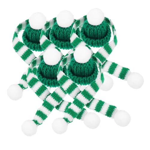 PEPLAYTAL 5 Sätze Weihnachtsflaschen Deko Mini Wollmützen und Schals Handgestrickt Schützende und Dekorative Flaschenaccessoires für Weinflaschen Festliche Tischdekoration Sichere und PEPLAYTAL 5 Sätze Weihnachtsflaschen Deko Mini Wollmützen und Schals Handgestrickt Schützende und Dekorative Flaschenaccessoires für Weinflaschen Festliche Tischdekoration Sichere und von PEPLAYTAL