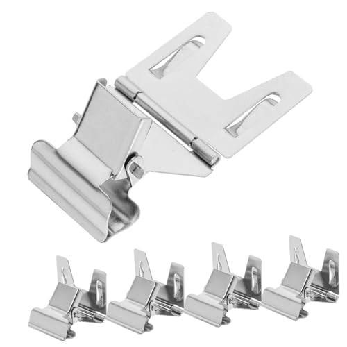 PEPLAYTAL 5 Stück Metall Preisschildhalter Langlebige Werbeclip Etikettenhalter für Supermarkt Regal Bäckerei Vielseitige Preisschildklemme aus Stahl PEPLAYTAL 5 Stück Metall Preisschildhalter Langlebige Werbeclip Etikettenhalter für Supermarkt Regal Bäckerei Vielseitige Preisschildklemme aus Stahl von PEPLAYTAL