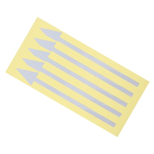 PEPLAYTAL 5 Stück Reflektierender Mailbox -Pfeilaufkleber Bodenmarkierungspfeilabziehbilder Outdoor -Pfeilrichtungsschilder reflektierende Straßenpfeilaufkleber Große Pfeilaufkleber PVC Weiß PEPLAYTAL 5 Stück Reflektierender Mailbox -Pfeilaufkleber Bodenmarkierungspfeilabziehbilder Outdoor -Pfeilrichtungsschilder reflektierende Straßenpfeilaufkleber Große Pfeilaufkleber PVC Weiß von PEPLAYTAL