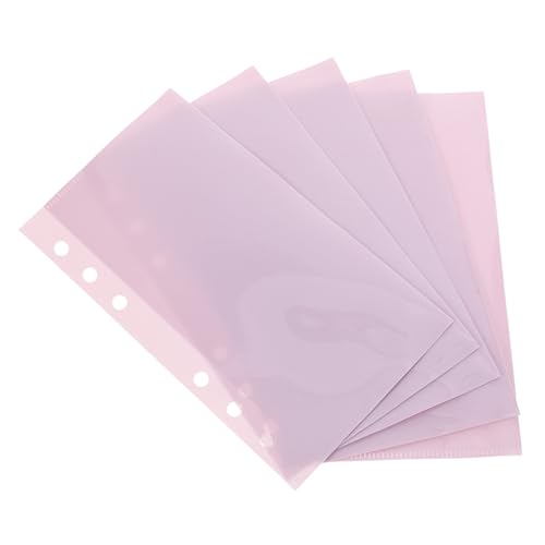 PEPLAYTAL 5 Stück Teiliges Budget Cash Envelopes aus Robustem PP Linksoffenes Design für Flexibles Einheften Wasserfestes Abwischbares Einsteckfach für Finanzplanung und Budgetorganisation von PEPLAYTAL