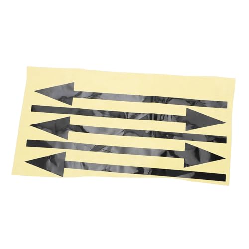 PEPLAYTAL 5 Stück Teiliges Reflektierendes Richtungsaufkleberset Wetterfeste PVC Markierungsaufkleber für Außenbereiche Große Sichtbare Richtungspfeile für Briefkasten Straße und Wand von PEPLAYTAL