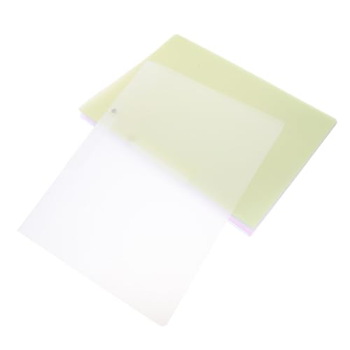 PEPLAYTAL 5 Stück Transparente Berichtsmappen aus Strapazierfähigem Material Multifunktionale Klare Aktenordner mit Seitlichem Drehverschluss für Büro Schule und Organisation von Dokumenten von PEPLAYTAL