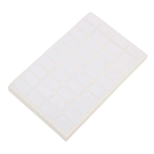 PEPLAYTAL 50 Blatt Blanko Aufkleber Selbstklebend Aufbewahrungsbox Etiketten zum Beschriften Praktische Markierungssticker für Büro Schule Haushalt Vielseitig Einsetzbar Leicht Haftend von PEPLAYTAL