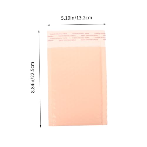 PEPLAYTAL 50 Stück Luftpolster Versandtaschen Dicke Selbstklebende Schutzpolsterumschläge Stoßfeste Verpackungsbeutel für Kleine Pakete Tragbare Versandhüllen für Bücher von PEPLAYTAL