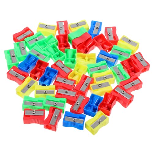 PEPLAYTAL 50 Stück Manueller Bleistiftspitzer Teiliges Kleine Handliche Anspitzer für Schüler Künstler Wiederverwendbar Scharf Präzise Spitzen Einlochiger Anspitzer mit Sicherer Oberfläche PEPLAYTAL 50 Stück Manueller Bleistiftspitzer Teiliges Kleine Handliche Anspitzer für Schüler Künstler Wiederverwendbar Scharf Präzise Spitzen Einlochiger Anspitzer mit Sicherer Oberfläche von PEPLAYTAL