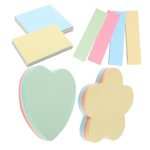 PEPLAYTAL 500 Stück Selbstklebende Memo Pads Tragbare Notizzettel in Farben Beschreibbare Haftnotizen mit Herz und Blumenformen für Büro Zuhause und Schule Vielseitige Organisationshilfe PEPLAYTAL 500 Stück Selbstklebende Memo Pads Tragbare Notizzettel in Farben Beschreibbare Haftnotizen mit Herz und Blumenformen für Büro Zuhause und Schule Vielseitige Organisationshilfe von PEPLAYTAL