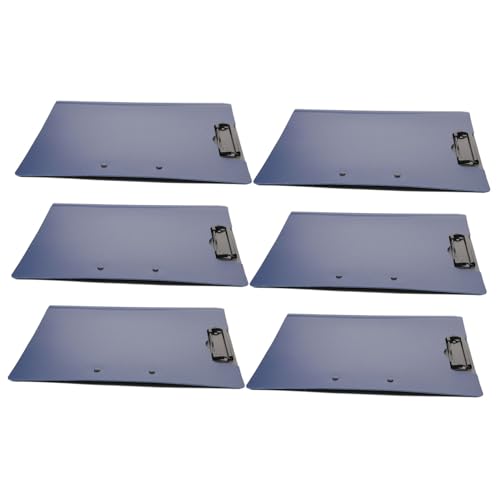 PEPLAYTAL 6 Stück Multifunktionale Klemmbrettmappe Teiliges mit Integriertem Schreibbrett und Dokumentenhalter Horizontale Schreibmodi für Büro Meetings Pflege und Professionelle von PEPLAYTAL