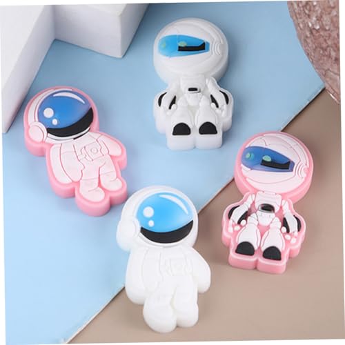 PEPLAYTAL 6 Stück Teiliges Niedlicher Cartoon Astronaut Radiergummis für Bunte Weltraum motive Schulbelohnung Praktische Malgummi für Schüler und Geschenk von PEPLAYTAL
