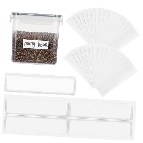 PEPLAYTAL 60 Stück Selbstklebende Etikettentasche Transparent Für Klassenzimmer Notizbücher Selbstklebende Karteikarten Taschenhalter Inventar Organizer Aufbewahrung Klebrige Regale von PEPLAYTAL