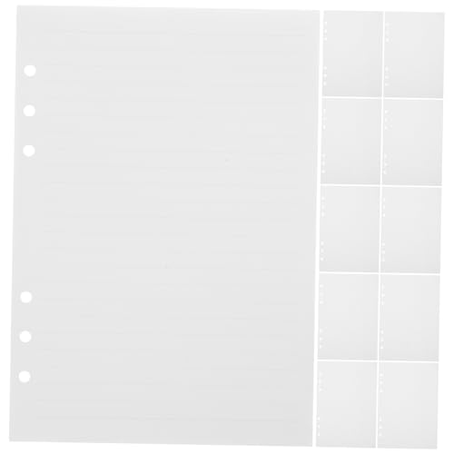 PEPLAYTAL 80 Blatt Nachfüllpapier Liniert Ringbuch Einlagen Notizbuch Ersatzseiten Praktisch für Planer und Schnellhefter Büro Schule Studium von PEPLAYTAL