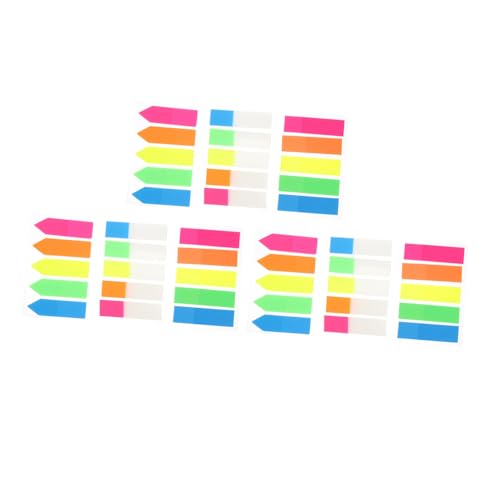 PEPLAYTAL 900 Stück Bunte Selbstklebende Haftnotizen mit Verschiedenen Index Pfeilstickern Beschreibbare Klebezettel für Schule Bürobedarf Farbige Notizlabels zum Markieren und Organisieren von PEPLAYTAL