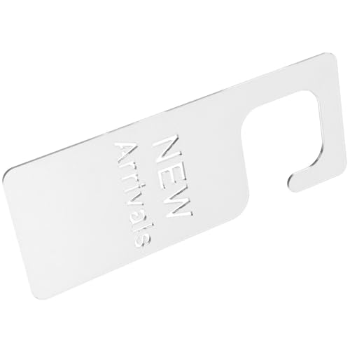 PEPLAYTAL Acryl Hängeetikett Transparent Langlebig für Kleidungsgeschäfte Kreatives Werbeschild Acrylanhänger für Ladendekoration und Verkaufsförderung von PEPLAYTAL