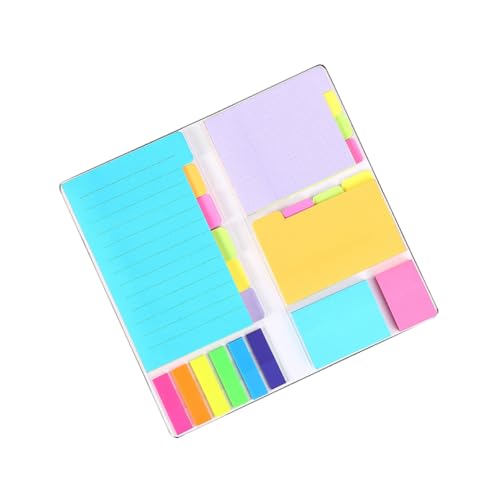 PEPLAYTAL Bunte Haftnotizen Selbstklebend Praktische Abreißbare Memo Sticker für Schule Büro Zuhause Kleine Klebezettel für Notizen und Erinnerungen von PEPLAYTAL