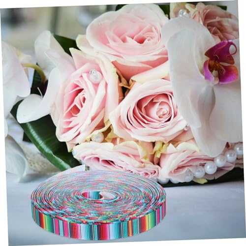 PEPLAYTAL Cinco De Mayo Geschenkband Mexikanisches Geschenkverpackungsband Breit Yards Polyesterband für DIY Basteln Partydekoration mit Festlichem Muster von PEPLAYTAL