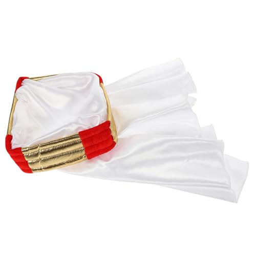 PEPLAYTAL Cosplay Arabischer Hut Rot Leicht zu Tragen Dekorativer Kopfschmuck für Festival Party Halloween Bühnenauftritt Geeignet für Erwachsene und Jugendliche von PEPLAYTAL