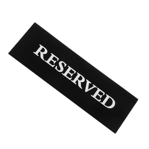 PEPLAYTAL Dreieckskarte Sitzplatz-tags Für Hochzeiten Reservierte Platzkarten Tisch Reservierte Schilder Tischschild Reserviert Schilder Für Den Hochzeitstisch Stuhl Zeichen Acryl Black von PEPLAYTAL