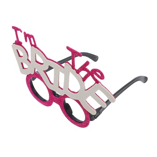 PEPLAYTAL Festliche Brautbrille für Junggesellinnenabschied mit Dekorativem Design Thematisch Passend für Hochzeiten Partys und Theater Vielseitiges Foto requisit Kostümzubehör für Damen von PEPLAYTAL