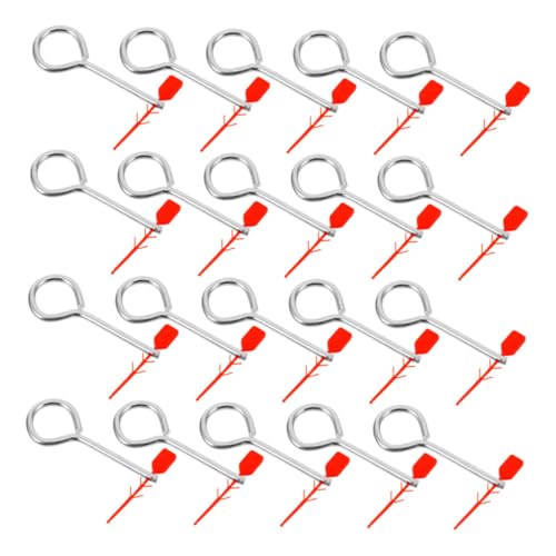 PEPLAYTAL Feuerlöscher Sicherungsstift aus Kunststoff Passend Langlebig und Leicht Ersatz Pull Pin mit Glatter Oberfläche für Einfache Handhabung und Sicheren Gebrauch von PEPLAYTAL