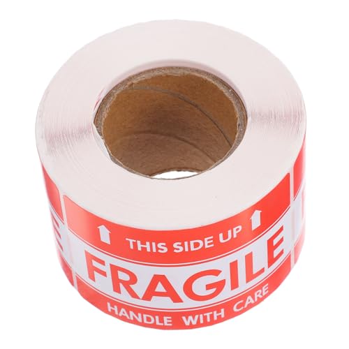 PEPLAYTAL Fragile Warning Versandaufkleber Selbstklebend Spritzwassergeschützt für Kartons Tüten Holzkisten zur Sicheren Verpackung und Vorsichtigen Handhabung PEPLAYTAL Fragile Warning Versandaufkleber Selbstklebend Spritzwassergeschützt für Kartons Tüten Holzkisten zur Sicheren Verpackung und Vorsichtigen Handhabung von PEPLAYTAL