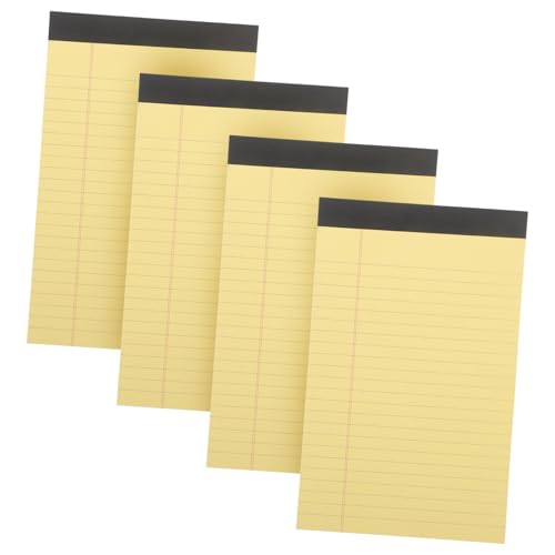 PEPLAYTAL Gelbe To Do Listen Notizblöcke mit Linierten Blättern Abreißbares Design Dickes Vielseitig als Tagesplaner Memo Pad und Einkaufszettel für Büro und Zuhause von PEPLAYTAL