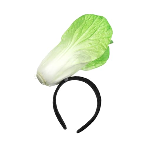 PEPLAYTAL Gemüse Cosplay Stirnband für Frauen Elastisches Leichtes Haarband mit Ergonomischem Design Angenehm Tragbar Vielseitig Passend für Haartypen und Volumen von PEPLAYTAL