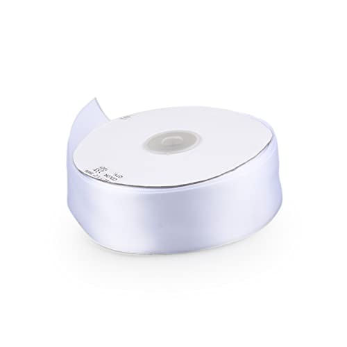 PEPLAYTAL Geschenkverpackungsband Bänder für Handwerk Stoffband Satinband Bänder zum Basteln Band zum Verpacken Hochzeitsband Geschenkband Bänderkränze selber machen Weiß PEPLAYTAL Geschenkverpackungsband Bänder für Handwerk Stoffband Satinband Bänder zum Basteln Band zum Verpacken Hochzeitsband Geschenkband Bänderkränze selber machen Weiß von PEPLAYTAL